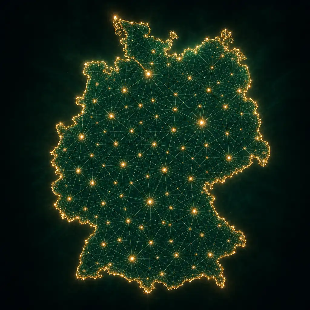 Karte von Deutschland mit unseren Standorten